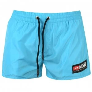 image of Diesel Mens Swim Boxer Shorts - Blue 8BY