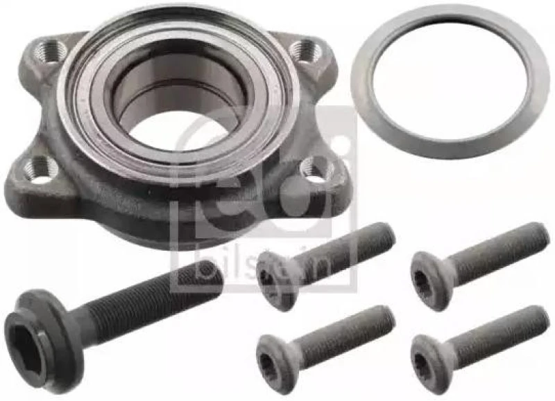 Image of FEBI BILSTEIN 101139 Wheel bearing kit with bolts/screws Wheel Bearing Kit (654)