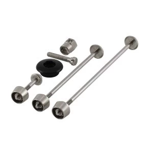 Image of PITLOCK Front & Rear Wheel, Seat Post And Headset 4 Piece Security Skewer Set Black