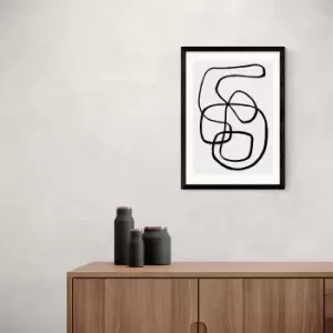 Image of East End Prints Wanderdraw IV Print Black and white
