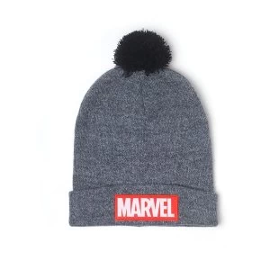 Image of Marvel Comics - Logo Unisex One Size Beanie - Grey
