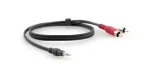 Image of Kramer Electronics 3.5mm - 2 RCA, 10.7m audio cable Black, Red, White