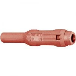 Image of Jack socket Socket straight Pin diameter 2mm Red Staeubli