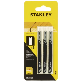 Image of Stanley Jigsaw Blade Wood (U-Fine) - STA20023-XJ