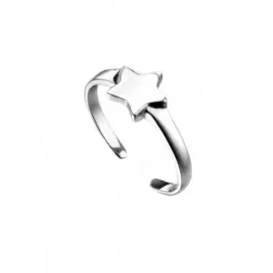Image of Sterling Silver Star Toe Ring R3740