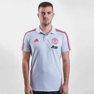 Image of adidas ManchesteSS Polo - Clear Grey
