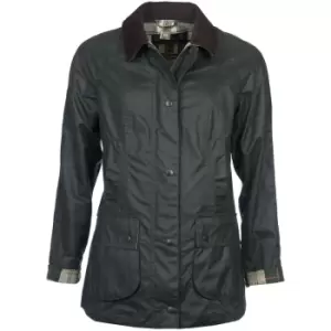 Image of Barbour Womens Beadnell Wax Jacket Sage 10