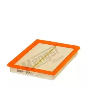 Image of Air Filter Insert E555L by Hella Hengst