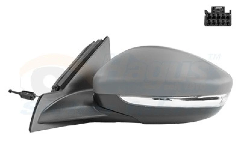 Image of VAN WEZEL Wing mirror VAN WEZEL 4043803