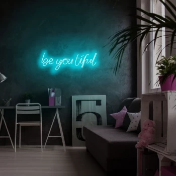 image of Be you tiful - Blue Blue Wall Lamp