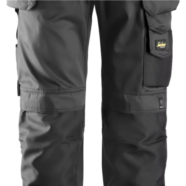 image of Snickers Craftsmen Holster Pockets Trousers, DuraTwill - Black - Waist 36" Inside leg 28"