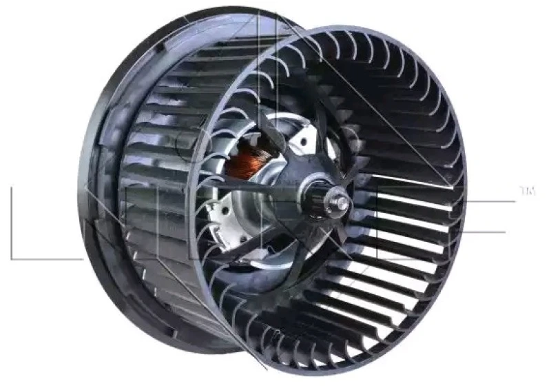 Image of NRF 34034 Blower Motor EASY FIT for left-hand drive vehicles, without integrated regulator, with adapter Interior Blower (2669)