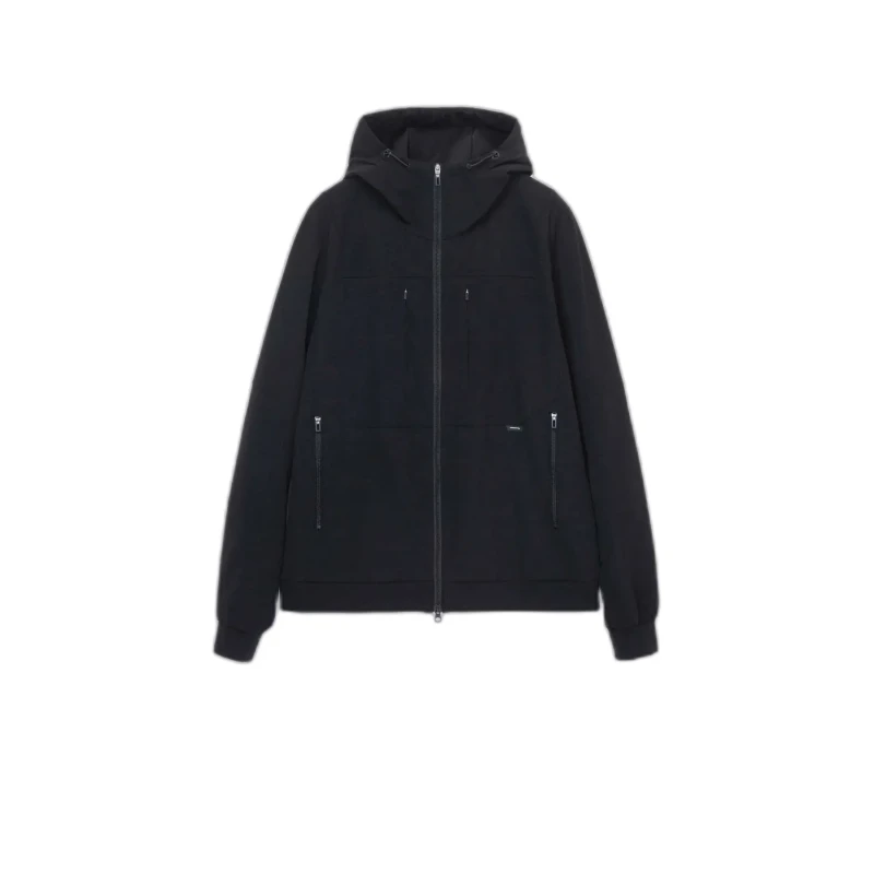 Image of Krakatau Hooded jacket Krakatau Apex Noir Unisex S