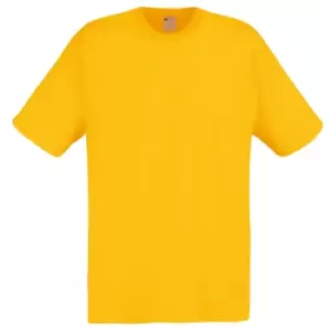 Image of Mens Short Sleeve Casual T-Shirt (Medium) (Gold)