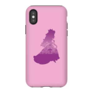 image of Nintendo Super Mario Peach Silhouette Phone Case - iPhone X - Tough Case - Gloss