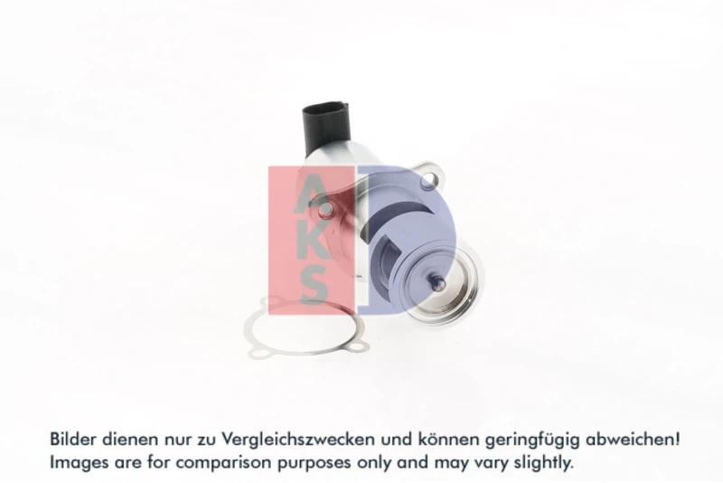 Image of AKS DASIS 155018N EGR valve Solenoid Valve, Control Unit/Software must be trained/updated, Electric, with gasket/seal EGR Valve (1145)
