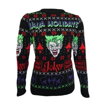 image of DC Joker - Haha Holiday Unisex Christmas Jumper Large