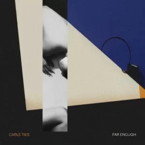 Image of Cable Ties - Far Enough Limited Edition Amber & Black Swirl Vinyl