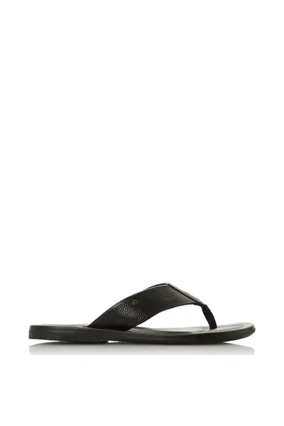 image of Dune London Freds Flip Flop - Black Size 10, Men Black VGCF6 Male 10