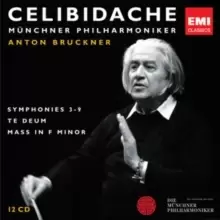 image of Celibidache: Symphonies 3 - 9/Te Deum/Mass in F Minor