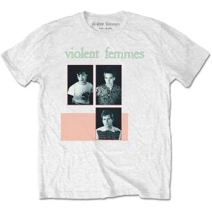 Image of Violent Femmes - Vintage Band Photo Unisex Large T-Shirt - White