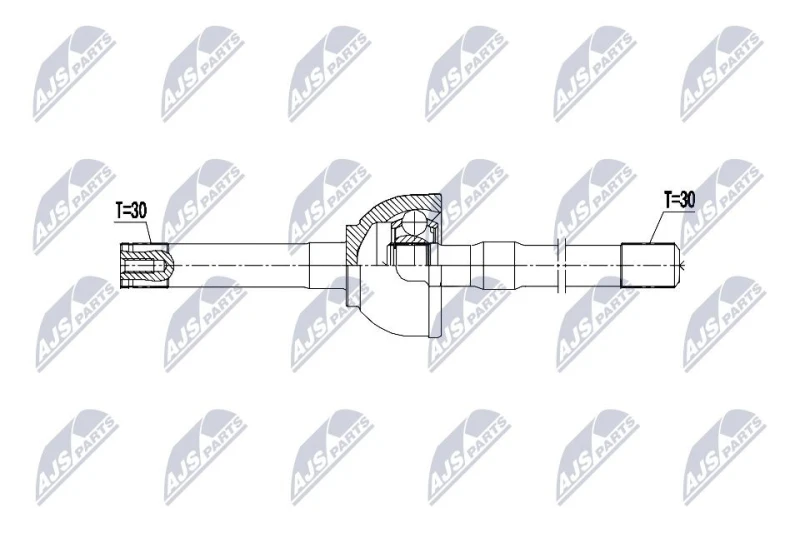 Image of NTY Drive shaft NTY NPW-TY-221