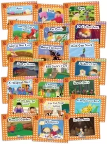 Image of Jolly Phonics Orange Level Readers Complete Set : in Precursive Letters (British English edition)