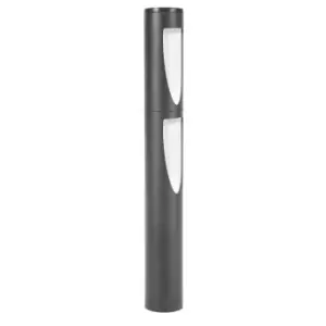 image of Brit LED Outdoor Bollard Urban grey, Warm-White 3000K, IP54