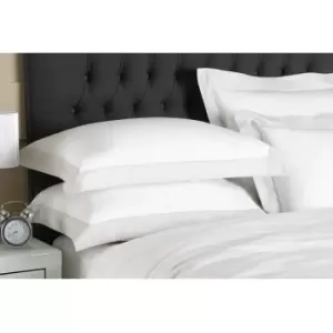 image of Harvard Pillowcase (Oxford (Singles)) (Grey) - Grey - Riva Home