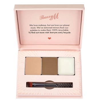 Image of Barry M Cosmetics Fill and Shape Brow Kit (Various Shades) - Light
