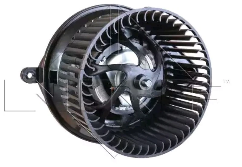 Image of NRF 34061 Blower Motor for left-hand/right-hand drive vehicles, without integrated regulator Interior Blower (2669)