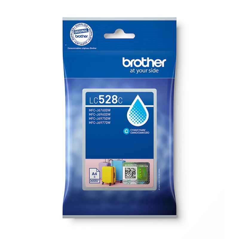 Image of Brother LC-528C Ink cartridge cyan extra High-Capacity. 5K pages ISO/I
