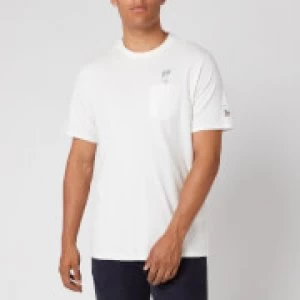 image of Levis X Peanuts Mens Relaxed Fit Pocket T-Shirt - Backflip Snoopy - L