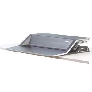 Image of Fellowes Lotus Sit Stand Workstation Smooth Lift Technology 22 Height