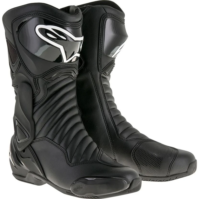 Image of Alpinestars SMX-6 v2 CE Motorcycle Boots 36 Black (UK 2) Black