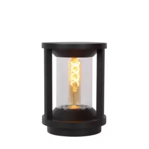 Image of Cadix Modern Pedestal Light Outdoor - Ø16cm - 1xE27 - IP65 - Black