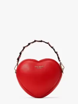 Image of Heartbreaker 3D Heart Crossbody - Lingonberry - One Size