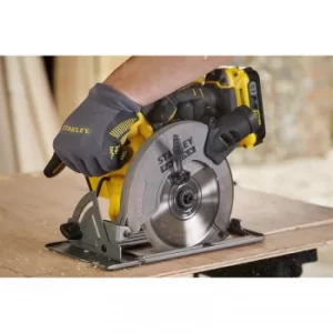 image of STANLEY FATMAX V20 18V Cordless Circular Saw with Kit Box (SFMCS500D1K-GB)