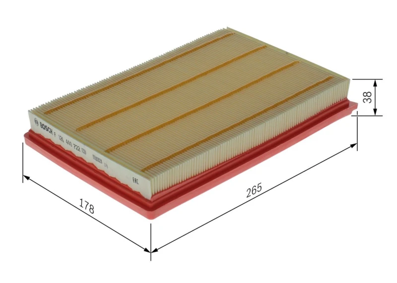 Image of Air filter Bosch F 026 400 722