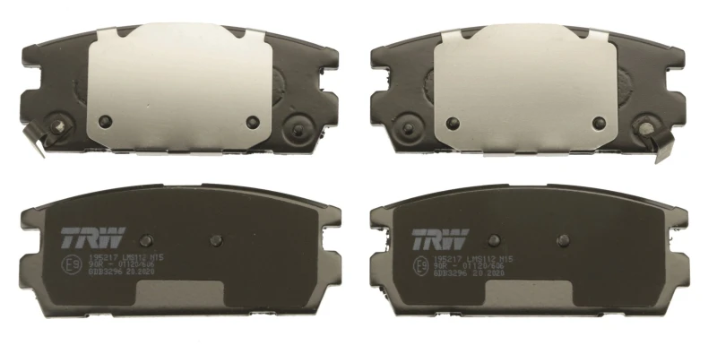 Image of TRW GDB3296 Brake pad set with acoustic wear warning Brake Pad Set,disc brake (402)