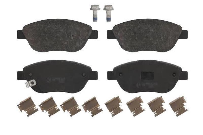 Image of Blue PRINT ADZ94234 Brake pad set Front Axle, with acoustic wear warning, with fastening material Brake Pad Set,disc brake (402)