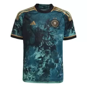 Image of adidas Germany Away Shirt 2023 2024 Juniors - Blue