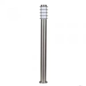 Image of Wharf IP44 1000mm Bollard in Brushed Chrome