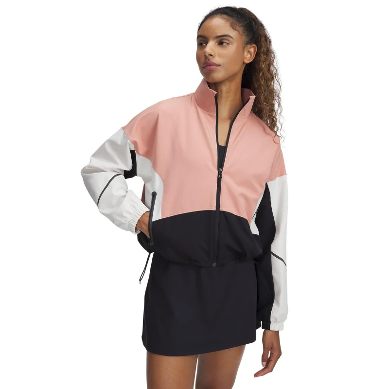 Image of Under Armour Womens Unstoppable Moisture-Managing Performance Training Jacket Pink female 12 (M)