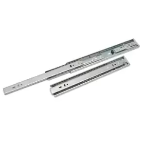 Image of Soft Close Self Close Drawer Runners Slides Full Extension H45mm - Size 450mm - Pack of 10