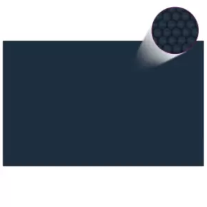 Image of Vidaxl Floating Pe Solar Pool Film 800X500cm Black And Blue