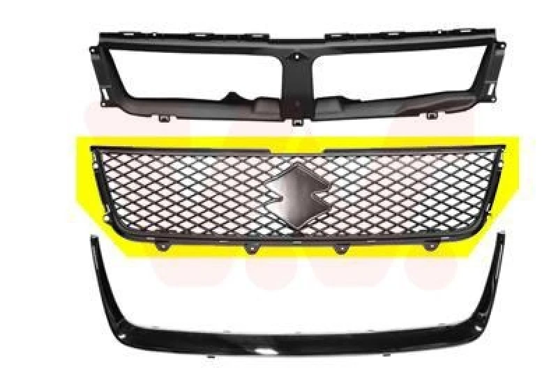 Image of VAN WEZEL Radiator Grille VAN WEZEL 5250510
