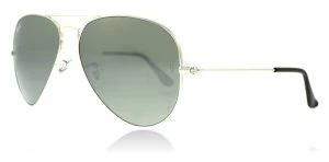 image of Ray-Ban 3025 Aviator Sunglasses Silver Mirror W3275 55mm