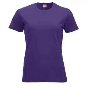Image of Clique Womens/Ladies New Classic T-Shirt (L) (Bright Lilac)