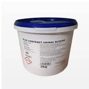 Image of Bio Productions Urinal Blocks 3kg Tub of 138 Tablets Blue Ref BUB3